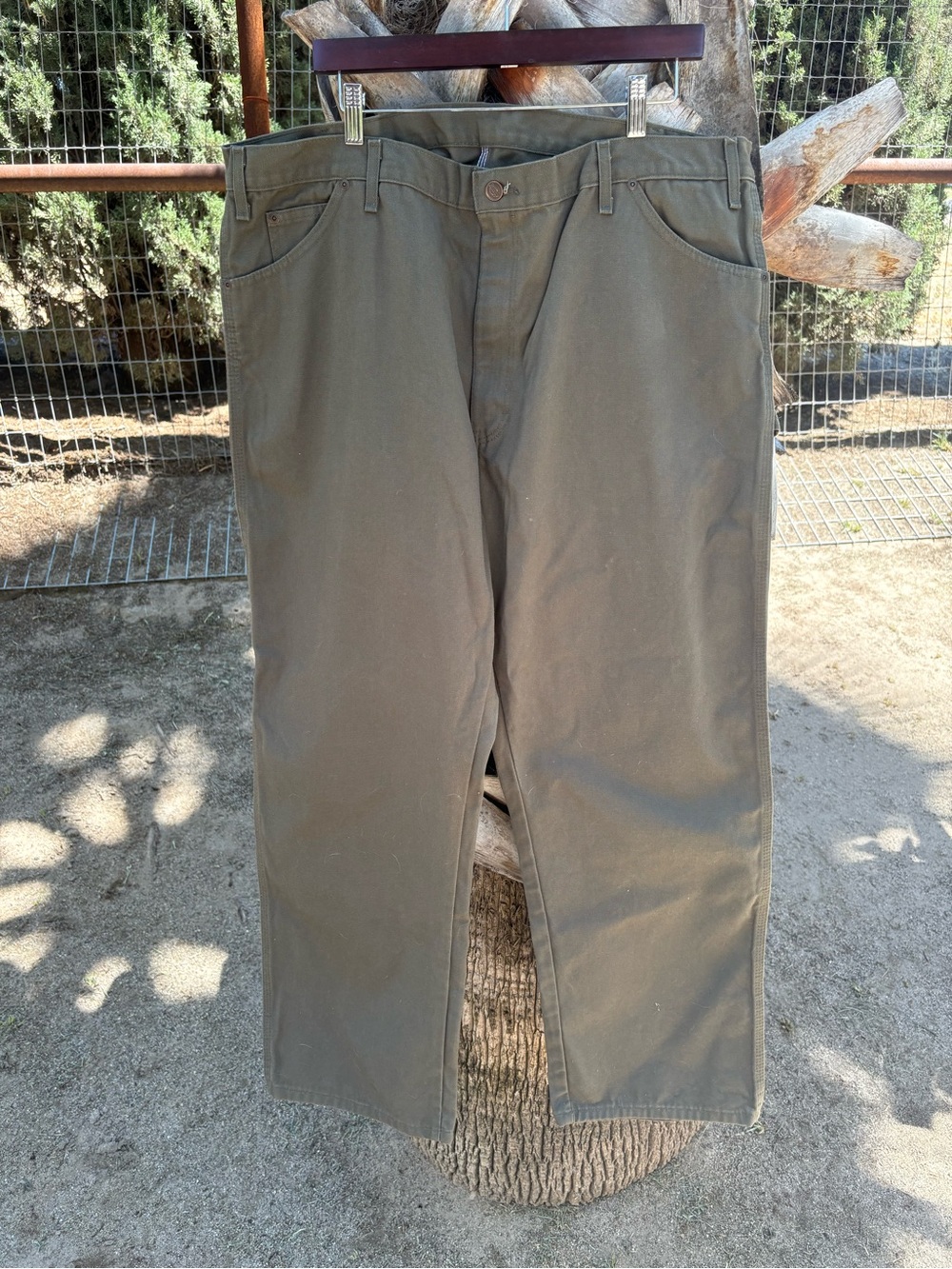 Men's Olive Green Casual Pants